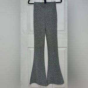 H&M Silver Flare Leg Pants